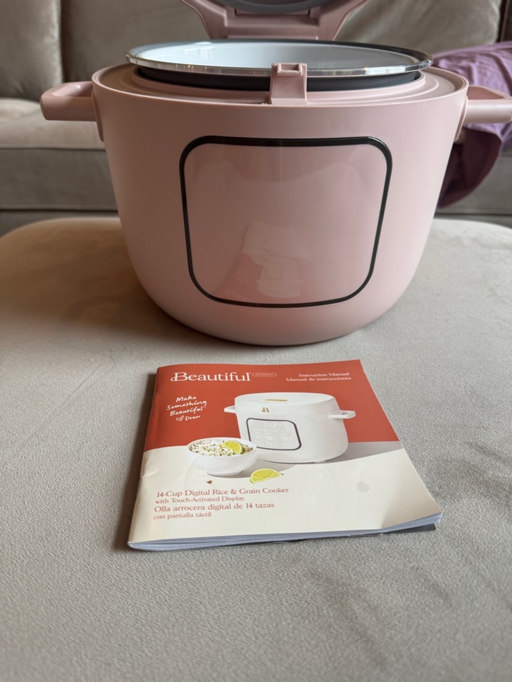 Beautiful Pink Multi-Function Rice & Grain Cooker - Picture 4 of 5